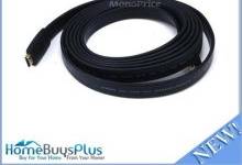 10ft-24awg-cl2-flat-high-speed-hdmi-cable-black
