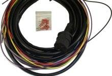 boat-external-wiring-harness-johnson-evinrude-omc-black-plug-new-473-9430-instrument-cable-assembly