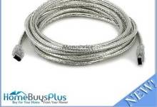 ieee-1394-firewire-ilink-dv-cable-6p-6p-m-m-15ft-clear