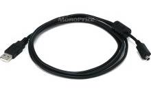 6ft-a-to-mini-b-8pin-usb-cable-w-ferrites-for-nikon-coolpix