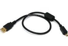 1-5ft-usb-2-0-a-male-to-mini-b-4pin-male-28-24awg-cable-w-ferrite-core-;ld-plated