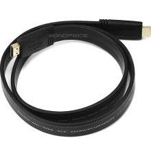 3ft-24awg-cl2-flat-high-speed-hdmi-cable-black