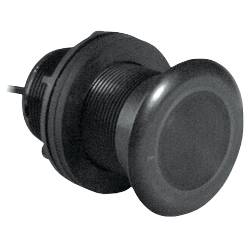 2318-p319-plastic-thru-hull-50-200khz-transducer-with-depth-speed-temp-600w-45-12-transducer-option-for-b