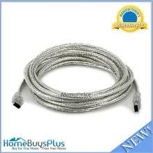 ieee-1394-firewire-ilink-dv-cable-6p-6p-m-m-15ft-clear