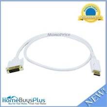 3ft-28awg-displayport-to-dvi-cable-white