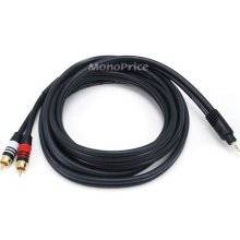 10ft-premium-2-5mm-stereo-male-to-2rca-male-22awg-cable-5607