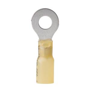 ancor-12-10-1-4-ring-terminal-heat-shrink-yellow-25-pack